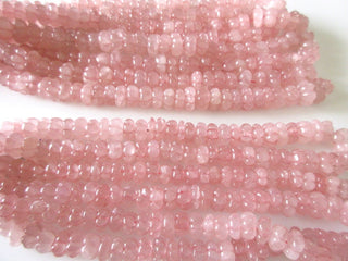 Natural Rose Quartz Carved Beads, Hand Carved Beads For Rose Quartz Jewelry, Gemstone Carving For Rose Quartz Necklace, GDS1099