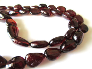 Hessonite Garnet Tumble Beads, Hessonite Beads, AAA Hessonite Garnet Gemstones, 9-16mm, 7-19mm Beads, 22 Inch Strand, GDS1122