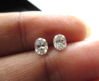 1 Piece 5mm Oval Cut Moissanite Diamond Loose, GH/VS2 Colorless Moissanite For Ring MM140/16