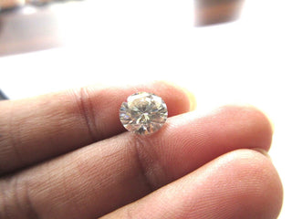 1.57CTW/7.8MM Brilliant Cut Moissanite Loose, GH/VS2 Colorless Moissanite Diamond For Ring MM143