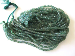 Natural Emerald Faceted Rondelle Beads, Faceted Emerald Beads, 3mm To 5mm Green Emerald Beads, Emerald Gemstone Beads, GDS1149