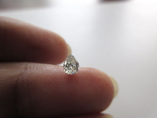 1 Piece 5mm To 5.5mm Approx Pear Shaped Moissanite Diamond Loose, GH/VS2 Colorless Moissanite For Ring MM140/25