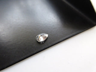 1 Piece 5mm To 5.5mm Approx Pear Shaped Moissanite Diamond Loose, GH/VS2 Colorless Moissanite For Ring MM140/25