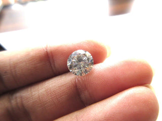 1.57CTW/7.8MM Brilliant Cut Moissanite Loose, GH/VS2 Colorless Moissanite Diamond For Ring MM143