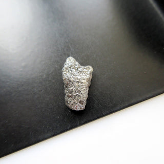 OOAK 12.8mm/1.98CTW Rare Paw Shaped Grey/Black Natural Rough Raw Diamond Loose, Natural Uncut Loose Diamonds, DDS576/4