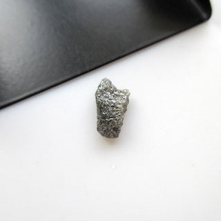 OOAK 12.8mm/1.98CTW Rare Paw Shaped Grey/Black Natural Rough Raw Diamond Loose, Natural Uncut Loose Diamonds, DDS576/4