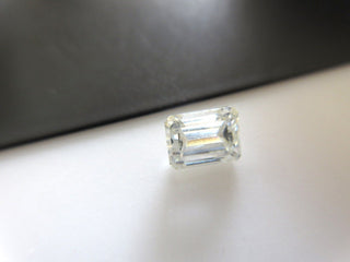 0.65Ctw/5.3MM Emerald Cut Moissanite Loose, GH/VS2 Colorless Moissanite Diamond For Earrings/Ring MM117