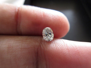 0.35Ctw/5MM Oval Cut Moissanite Loose, GH/VS2 Colorless Moissanite Oval Diamond For Earrings/Ring MM127
