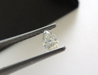 0.30CTW/5.1mm Pear Shaped Moissanite Diamond Loose, GH/VS2 Colorless Moissanite Pear For Ring Pendant Jewelry, MM130