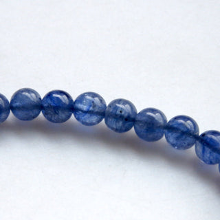 Sapphire Round Beads Necklace, 5-7mm Natural Glass Filled Blue Sapphire Round Smooth Beads, 5 Strand Multi Strand Sapphire Necklace, GDS1348