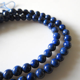 Lapis Lazuli Round Beads, Blue Lapis Lazuli Beads, Natural AAA Lapis Lazuli Beads, 5mm/7mm/9mm Lapis Beads, 16 Inch Strand, GDS1287