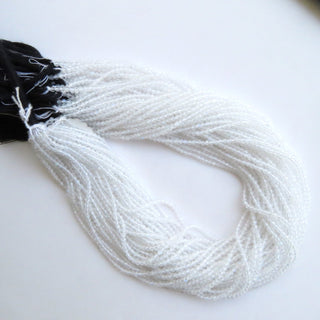 5 Strands 2.5mm Faceted Natural Rainbow Moonstone Round Beads Faceted Moonstone Rondelles 12 Inch Strand GDS1432