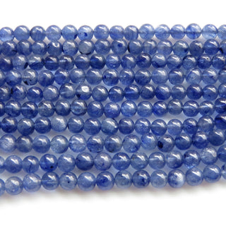 Sapphire Round Beads Necklace, 5-7mm Natural Glass Filled Blue Sapphire Round Smooth Beads, 5 Strand Multi Strand Sapphire Necklace, GDS1348