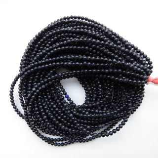 10 Strands Wholesale 4mm Purple Blue Sunstone Smooth Round Beads, 4mm Sunstone Round Beads, 15 Inch Strand, GDS1511