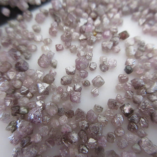 1.5mm To 3.5mm Pink/Purple  Rare Rough Natural Uncut Loose Diamond Crystals, Sold As 10 Pieces/50 Pieces, DDS636/2