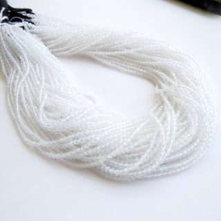 5 Strands 2.5mm Faceted Natural Rainbow Moonstone Round Beads Faceted Moonstone Rondelles 12 Inch Strand GDS1432