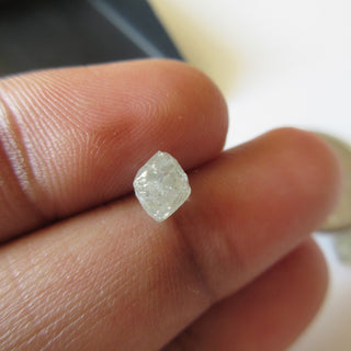 1 Piece 5mm Approx Light Yellow Octahedron Loose Diamond Crystal, Natural Raw Rough Raw Uncut Diamond Octahedron Loose, DDS606/4