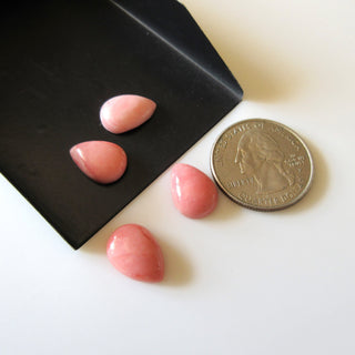 14x10mm Huge Pink Opal Pear Shaped Flat Back Smooth Loose Cabochons, Sold As 4 Pieces/20 Pieces/50 Pieces, GDS1557/1