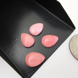 14x10mm Huge Pink Opal Pear Shaped Flat Back Smooth Loose Cabochons, Sold As 4 Pieces/20 Pieces/50 Pieces, GDS1557/1