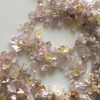 5 CTW 1.5mm To 3.5mm Natural Pink Fine Quality Uncut Diamond Slice Natural Raw Rough Conflict Free Untreated Diamond