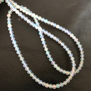 3.5mm Natural Ethiopian Opal Smooth Round Beads, Ethiopian Welo Opal Round Beads, 17 Inch Strand, GDS1698