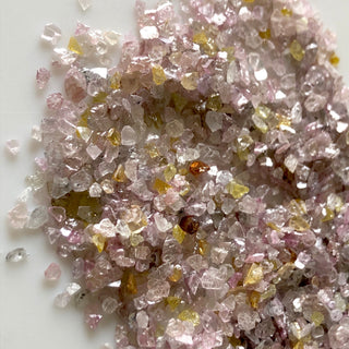 5 CTW 1.5mm To 3.5mm Natural Pink Fine Quality Uncut Diamond Slice Natural Raw Rough Conflict Free Untreated Diamond