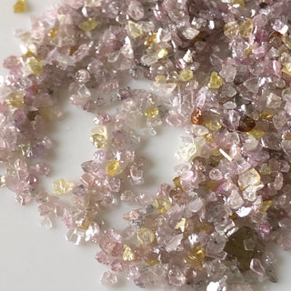 5 CTW 1.5mm To 3.5mm Natural Pink Fine Quality Uncut Diamond Slice Natural Raw Rough Conflict Free Untreated Diamond