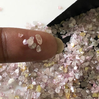 5 CTW 1.5mm To 3.5mm Natural Pink Fine Quality Uncut Diamond Slice Natural Raw Rough Conflict Free Untreated Diamond