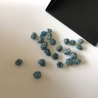 6mm Raw Rough Blue Diamond Loose, Raw Diamond, Rough Diamond, Uncut Diamond, Loose Diamond, 6mm Approx, 1 Piece