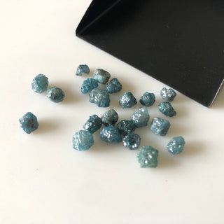 6mm Raw Rough Blue Diamond Loose, Raw Diamond, Rough Diamond, Uncut Diamond, Loose Diamond, 6mm Approx, 1 Piece