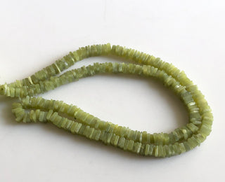 4.5mm Vesuvianite Heishi Beads, Natural Vesuvianite Square Heishi Beads Spacer Beads Sold As 16 Inch, GDS1761