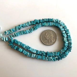 5.5mm Sleeping Beauty Turquoise/Howlite Heishi Beads, Natural Blue Arizona Turquoise Shaded Heishi Spacer Beads Sold As 16 Inch, GDS1766