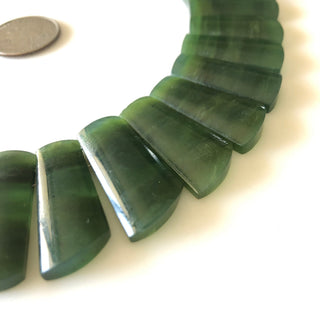 Natural Green Serpentine Layout Necklace Gemstone Bib Necklace Cleopatra Necklace Collar Necklace For Women, 13"/24mm To 31mm, GDS1915