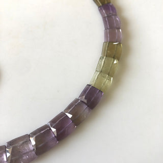 Natural Ametrine Layout Necklace Gemstone Bib Necklace Cleopatra Necklace Collar Necklace For Women, 12"/9mm To 14mm 39 Pieces, GDS1902