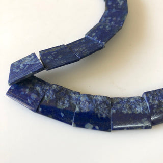 Natural Raw Lapis Lazuli Layout Necklace, Bib Necklace, Cleopatra Necklace, Graduated Collar Necklace For Women, 12x14mm To 13x16mm, GDS1914