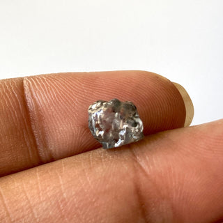2.15CTW OOAK 8.2mm Natural Clear Grey Salt And Pepper Conflict Free Earth Mined Uncut Raw Rough Loose Diamond For Jewelry, DDS656/44