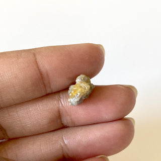 3.25CTW OOAK 10mm Natural Yellow Grey Conflict Free Earth Mined Rough Uncut Diamond, Natural Loose Diamond For Jewelry, DDS656/25