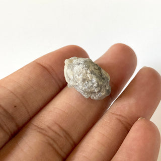 18.20CTW OOAK 17.5mm Natural Grey Conflict Free Earth Mined Uncut Diamond, Natural Collectible Gray Loose Diamond For Jewelry, DDS656/33