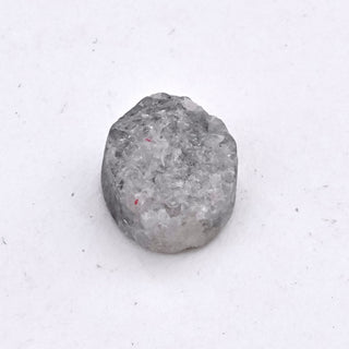 1.50CTW/7.6mm Natural Grey Oval Shaped Conflict Free Earth Mined Raw Rough Loose Diamond, Laser Cut Diamond Loose For Jewelry, DDS668/21