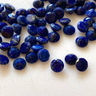 20 Pieces Tiny Calibrated Lapis Lazuli Faceted Round Gemstones Loose. Wholesale Natural 2mm/3.5mm/4.5mm Melee Size Lapis, GDS1931