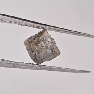 8mm/2.05CTW Cognac Champagne Brown Grey Natural Diamond Crystal Loose, Sparkly Conflict Free Octahedron Rough Raw Diamonds, DDS666/2