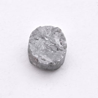 0.90CTW/7mm Natural Grey Oval Shaped Conflict Free Earth Mined Raw Rough Loose Diamond, Laser Cut Diamond Loose For Jewelry, DDS668/20