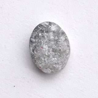 1.50CTW/7.6mm Natural Grey Oval Shaped Conflict Free Earth Mined Raw Rough Loose Diamond, Laser Cut Diamond Loose For Jewelry, DDS668/21