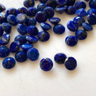 20 Pieces Tiny Calibrated Lapis Lazuli Faceted Round Gemstones Loose. Wholesale Natural 2mm/3.5mm/4.5mm Melee Size Lapis, GDS1931