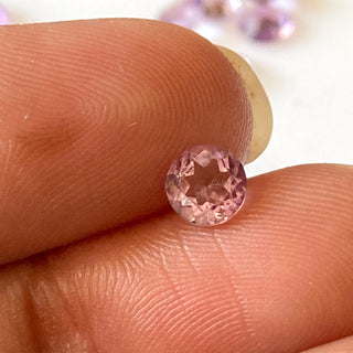 20 Pieces Tiny Calibrated Amethyst Faceted Round Gemstones Loose. Wholesale 3.5mm/4.5mm Melee Size Natural Amethyst, GDS1934