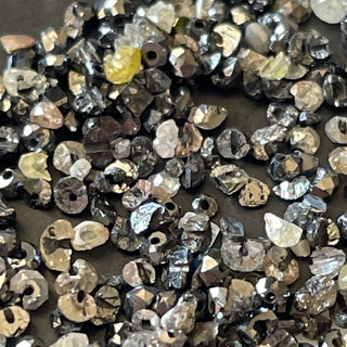 5 CTW Polished Diamond Dust Loose, Natural Grey Black White Yellow Polished Diamond Dust For Jewelry, DDS693/3
