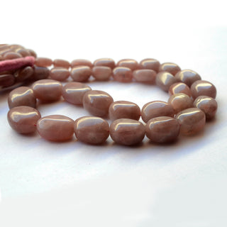 Morganite Smooth Oval Tumble Beads, 9mm To 18mm Morganite Stone, Morganite Necklace, Sold As 8 Inch/16 Inch Strand, GDS2046