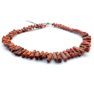 Natural Italian Coral Layout Necklace Gemstones Loose, 11mm to 25mm Natural Coral Raw Rough Loose Gemstone, Sold As 16 Inch Strand, GDS2058