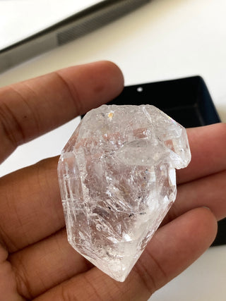 OOAK Huge 41x27mm Clear White Herkimer Diamond Loose, Raw Rough Herkimer Diamond Cluster Loose Gemstone, Single Collectable Piece, GDS2123/2