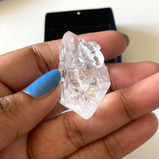 OOAK Huge 39x26mm Clear White Herkimer Diamond Loose, Raw Rough Herkimer Diamond Cluster Crystal Gemstone, Collectable Piece, GDS2123/3